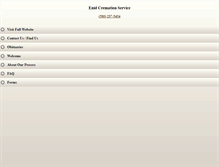 Tablet Screenshot of enidcremation.com